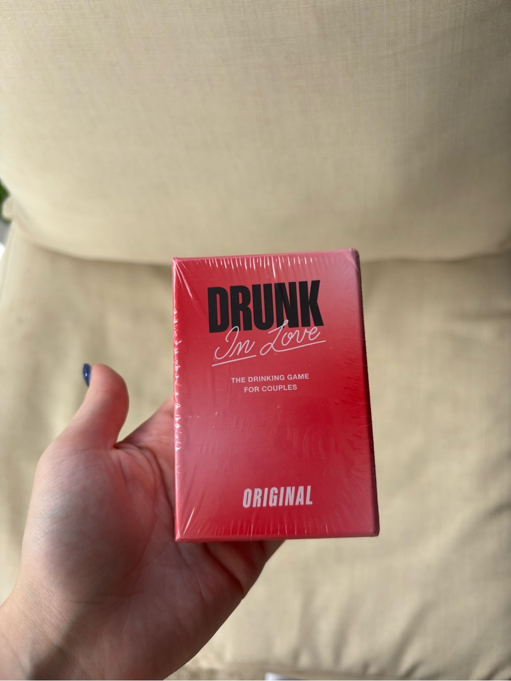 NWT Couples Drinking Card Game - Red, unopened